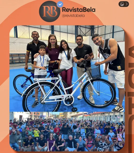 Passeio Ciclístico abre programação dos 37 anos de Itabela e reúne centenas de participantes