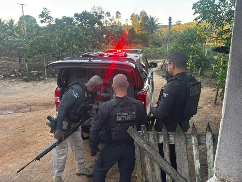 POLÍCIA CIVIL DEFLAGRA OPERAÇÃO “RETOMADA” E PRENDE SUSPEITO DE SEQUESTRO E MORTE DE ADOLESCENTE EM ITABELA
