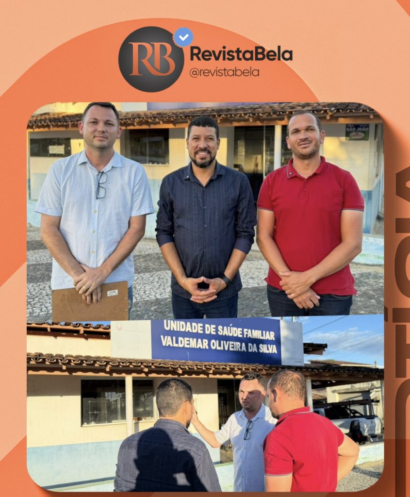 Prefeito Ricardo Flauzino realiza visita técnica e anuncia reforma de unidade de saúde em Monte Pascoal